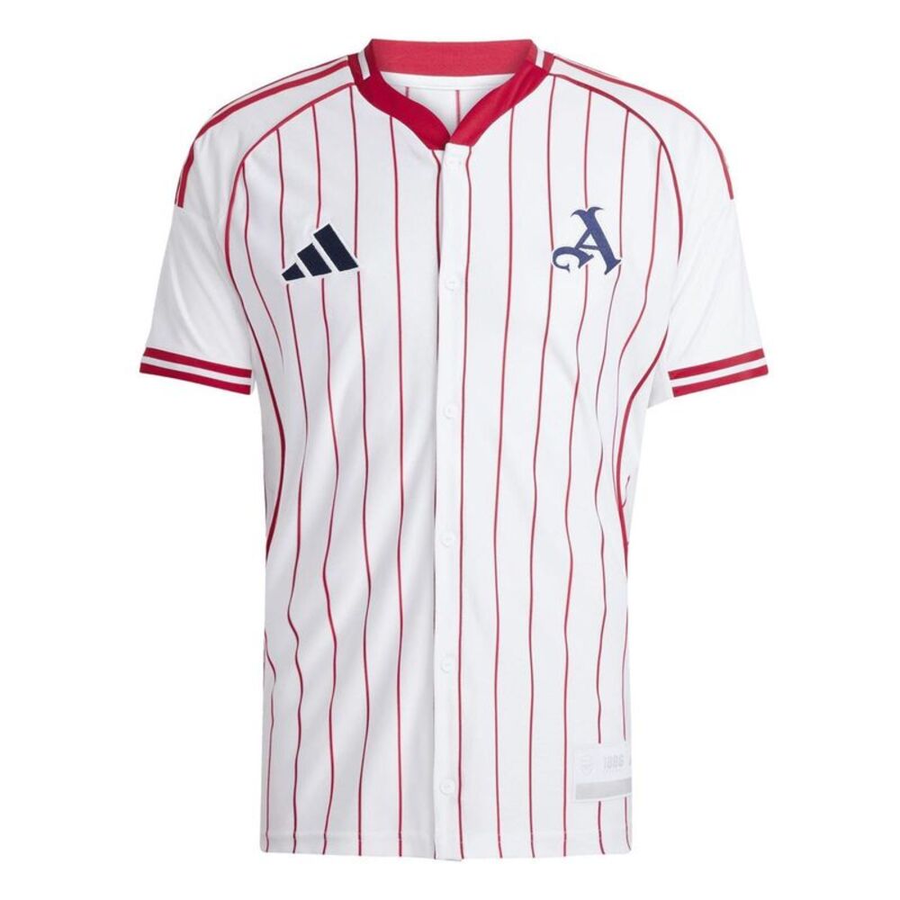 Adidas Mens Arsenal FC Baseball Top / White